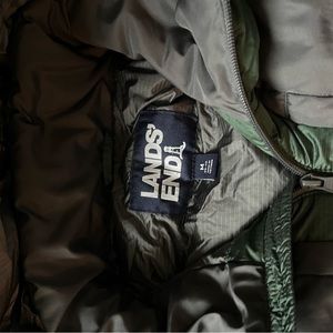 Mens Lands End puffer coat - Size: Medium